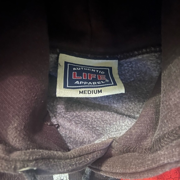 Vintage Mocha I Love NY Hoodie - Picture 4 of 4